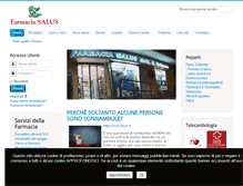 Tablet Screenshot of farmaciasalusportici.net